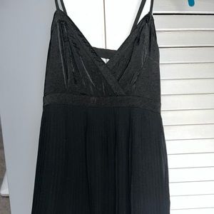 Hollister black mini dress with a surplice neckline